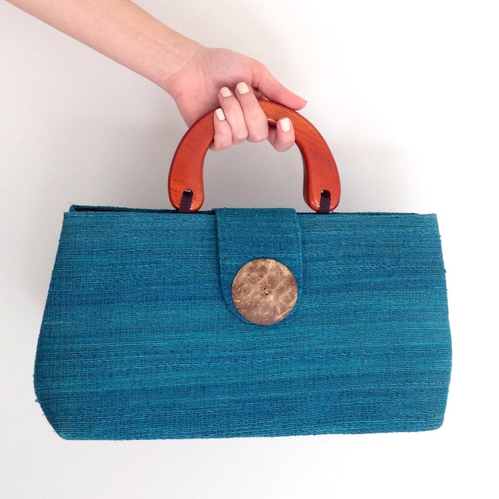 Turquoise Tote Bag